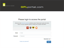 Tablet Screenshot of gplportal.com